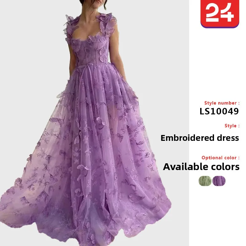 

Women's Beach Wedding Dress Sheer Strapless Gown mid Waist Fish Tail Skirt Long Sleeveless Party Dress for Bride