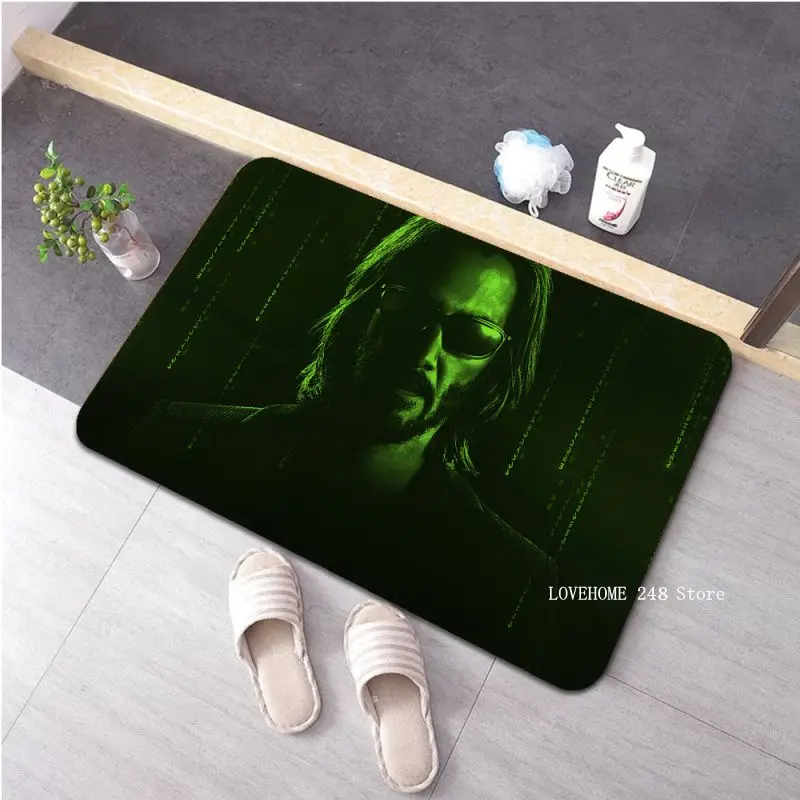 The Matrix Resurrections Long Rugs Retro Multiple Choice Living Room Kitchen Rug Non-Slip Welcome Rug