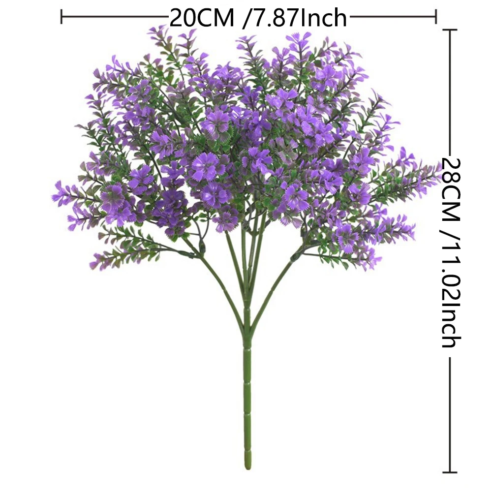 가짜 식물 유칼립투스 잔디 플라스틱 고사리, 녹색 잎, 인공 꽃, 웨딩 거실 테이블 장식, 홈 데코, 1 개