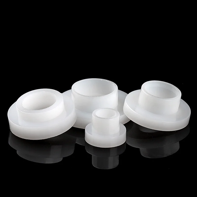 White T Shape Hard Nylon Step Washer Insulation Bushing High Temp Resistant Shim Gasket Screw Spacer M3 M4 M5 M6 M8 M10 M12~M16