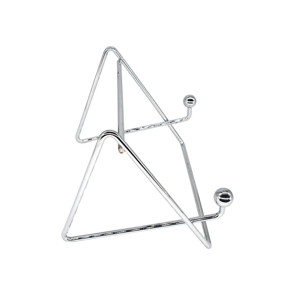 

1Pcs Vertical Style Stainless Steel Recipe Rack Simple Upright Cookbook Shelf Office Desktop Organizer Magazine Folder Stand