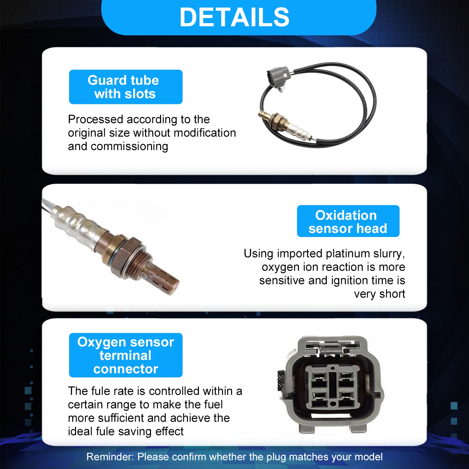 Mazda 6 ULTRA 2.5L 2008-2013 234-4279 L519-18-861B L519-18-861A L519-18-861 용 새로운 다운 스트림 람다 프로브 산소 O2 센서