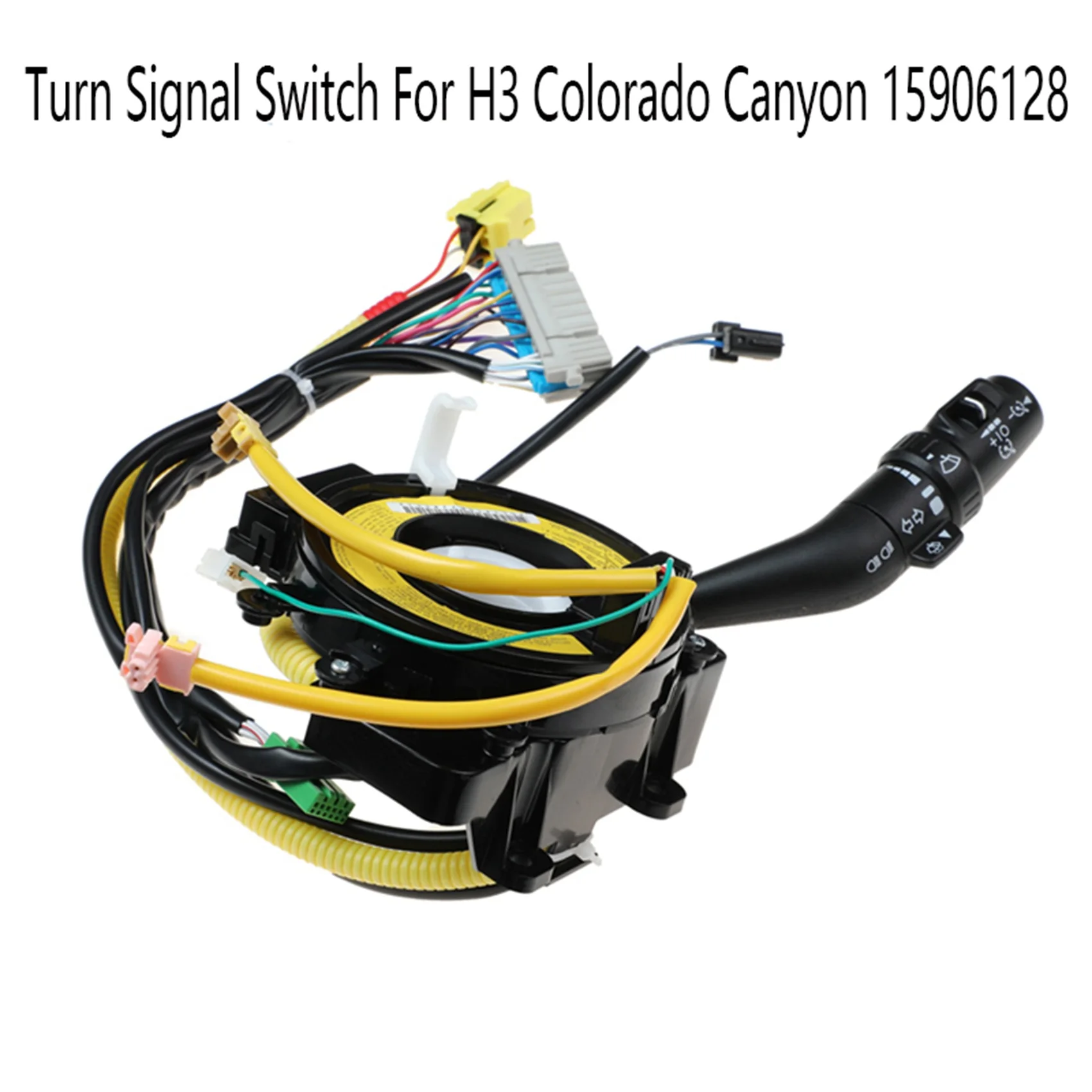 Turn Signal Switch Turn Signal Dimmer Switch Coil Multifunction Fit for H3 Colorado Canyon 15906128