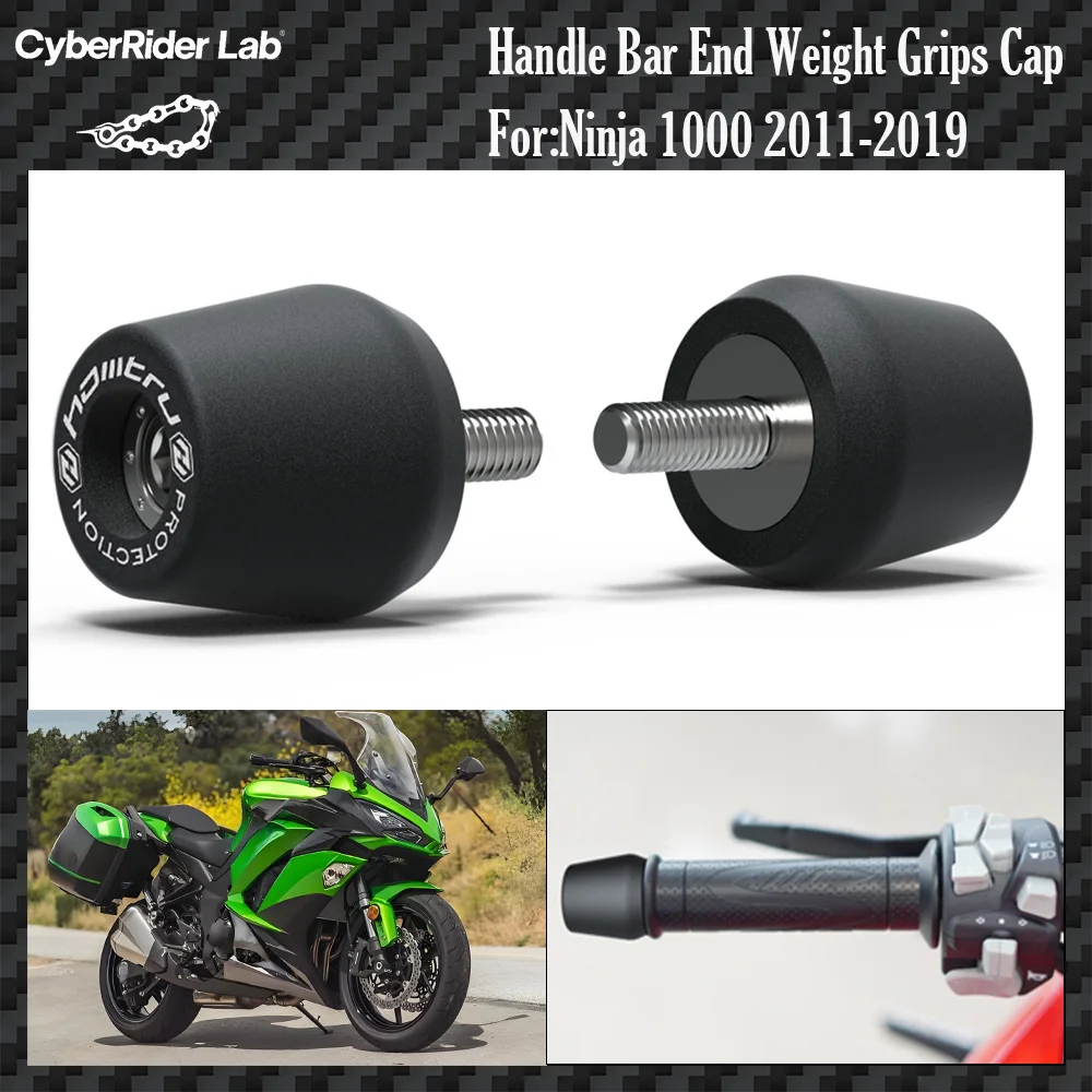 

​​For Kawasaki Ninja650/1000 2011-2019 CNC Bar End Caps - Aircraft Aluminum Anti-Vibration No Tools Rider Gift Global Fit​​