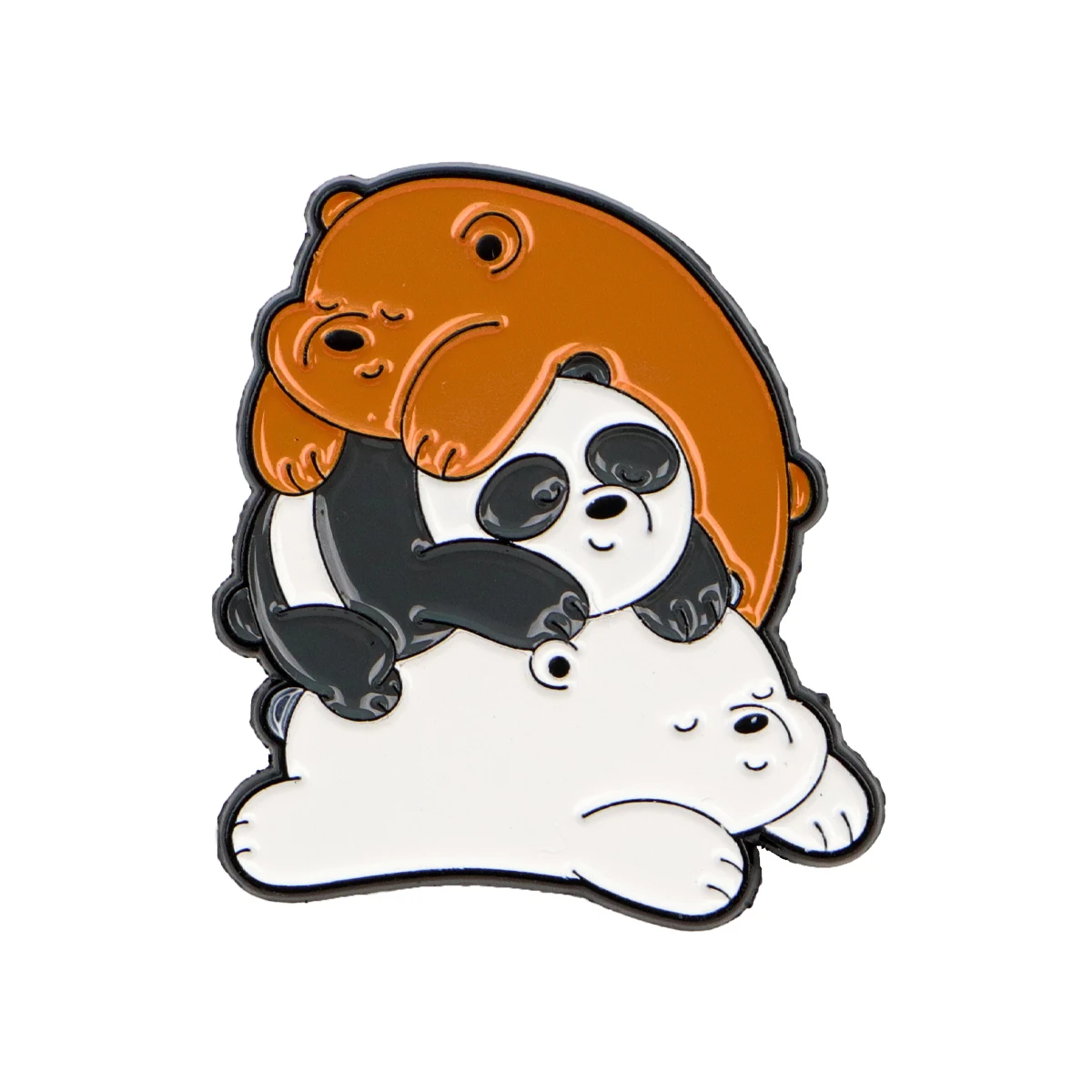 

Sleeping Bear Trendy Cartoon Series Lapel Brooch Badge Pin Denim Bag Gift Men Women Fashion Jewelry Accessories