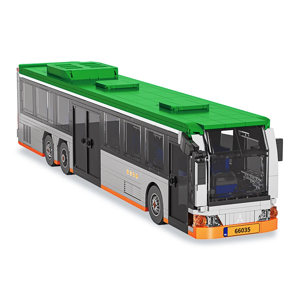 

41cm Big City Bus Building Blocks Toys Ideal for Enhancing Hands - on Skills, Role - playing, Great Gift for Boys & Decorative
