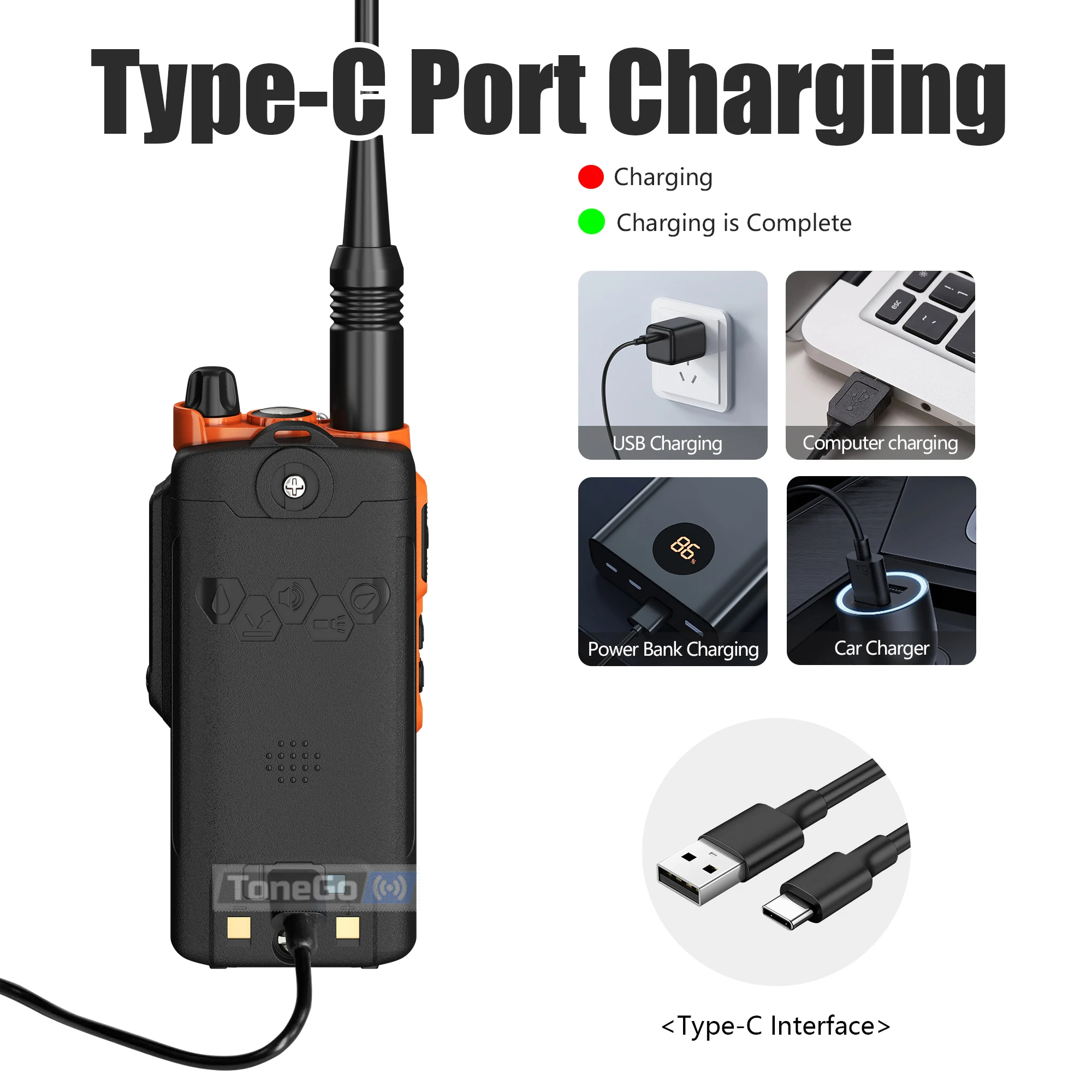 UV-68 Pro Max V2 Baofeng IP67 Waterproof Walkie Talkie Tri-Power Type-C 10KM UV-98 Pro Ham Radio FM Flashlight DTMF Transmitter