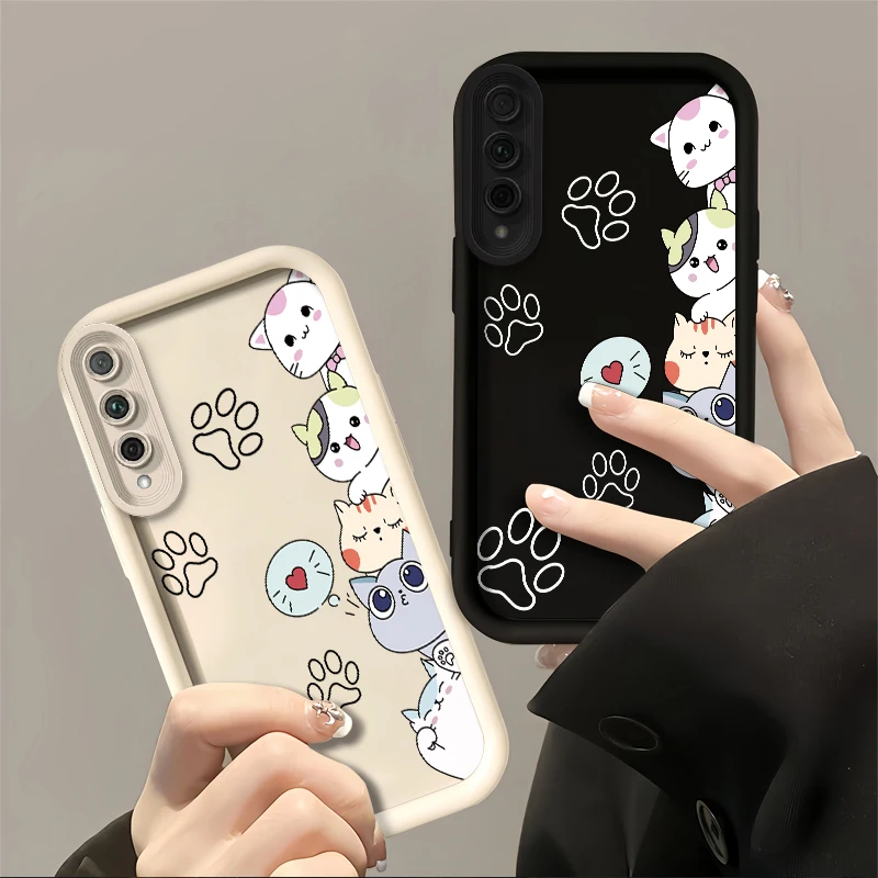 Y9 Prime 2019 Stacking Cats Phone Case For Huawei Y7A Y9S Magic 5 Pro X9 X30 Mate 40 P20 P30 P50 P40 Lite Silicone Soft Cover