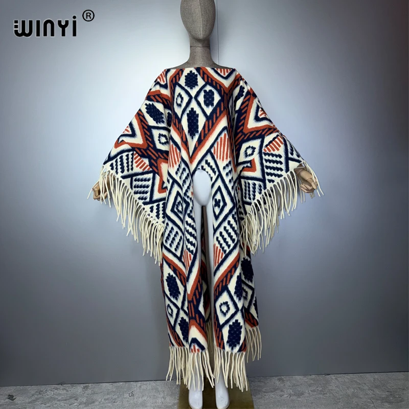 WINYI Women's Winter Knitted Elastic Maxi Long Dress Warm Comfort Fashion Caftan Elegant Party Dress for Women