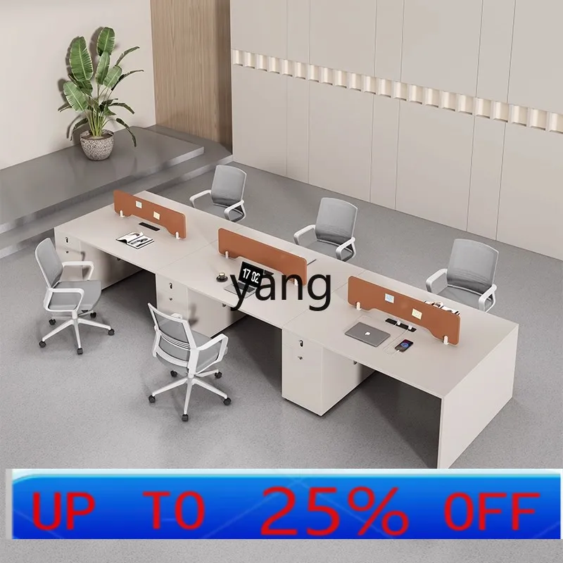 

LTT office station office desk and chair combination 4/6 people
