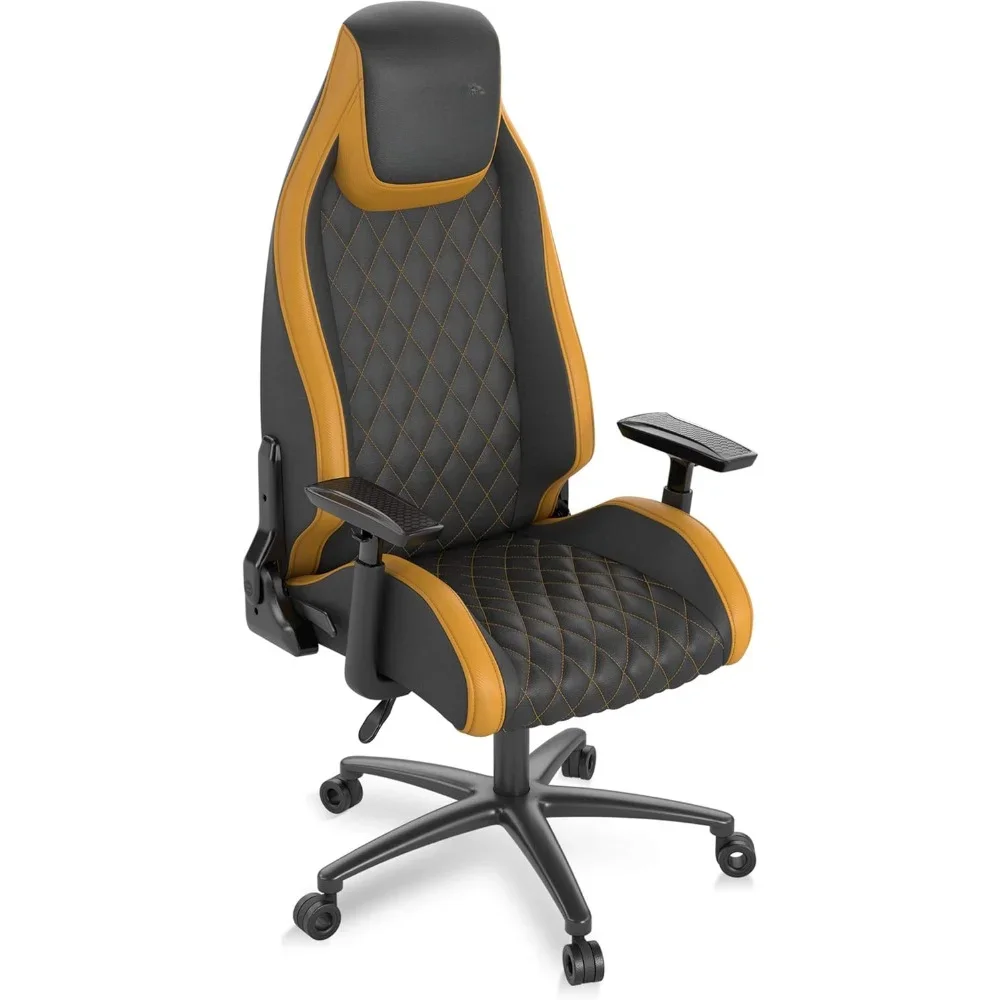 

Game Executive Chair, Molded Cold Curing Foam, 4-stage Heavy Gas Piston, 350 Pound Load, 8-way Armrest