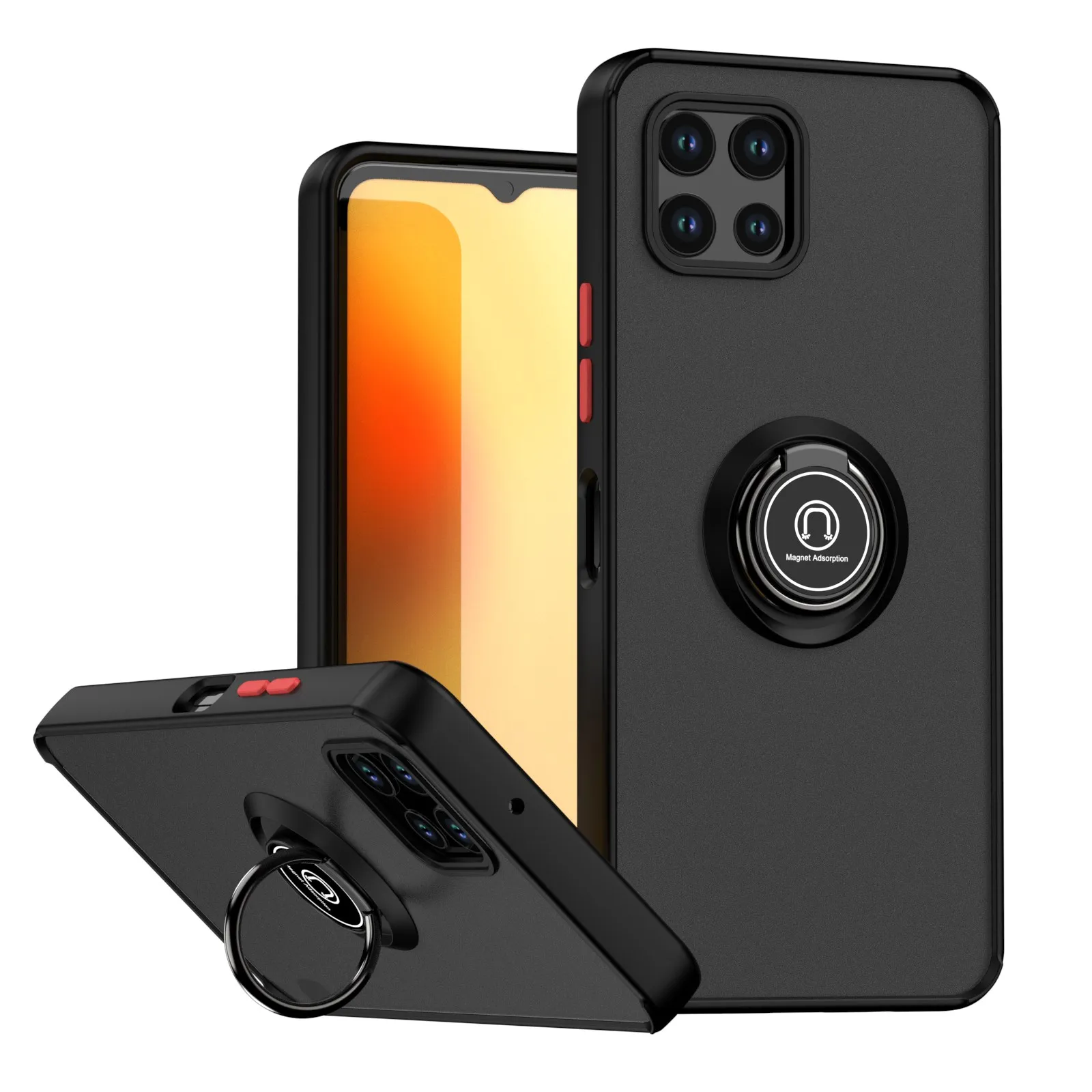 

Soft Case for T-Mobile REVVL 7 Magnetic Car Finger Ring Holder Case Cover T-Mobile REVVL 6 Pro Fundas Para T-Mobile REVVL 7 Pro