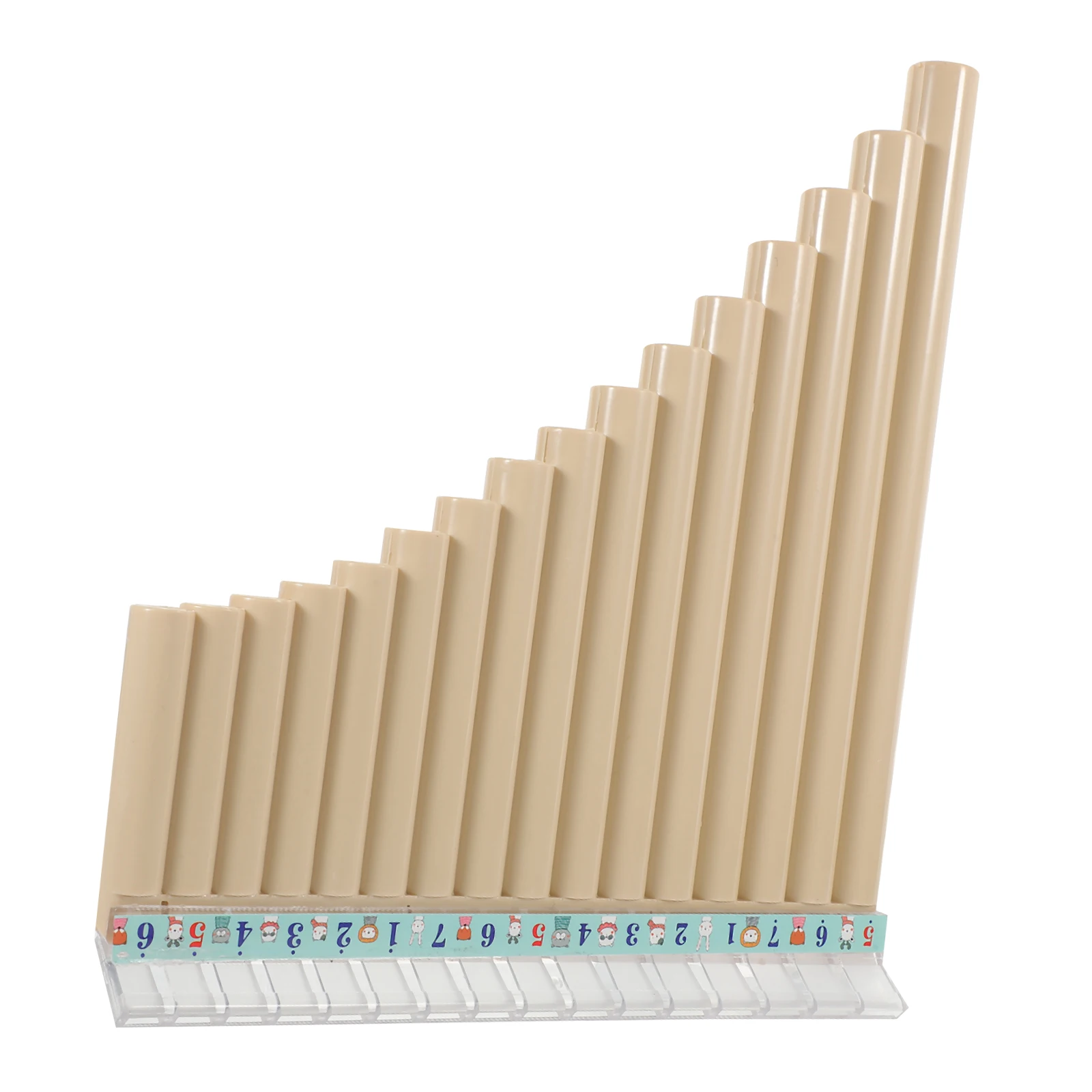 

Pan Flute Environmental Protection Material Safe Tasteless No Strange Smell Well Polished Kids Hand Brain Coordination