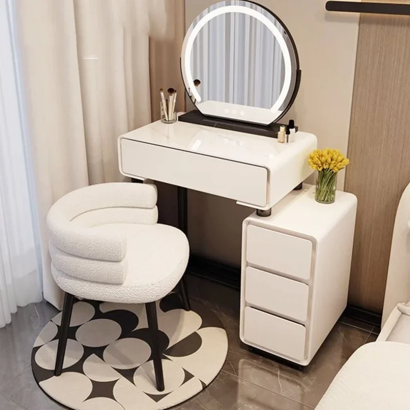 

Affordable Light Luxury Dressing Table Small Narrow Essentials Chair Dressing Table Bedroom Nordic Tocador Maquillaje Furniture