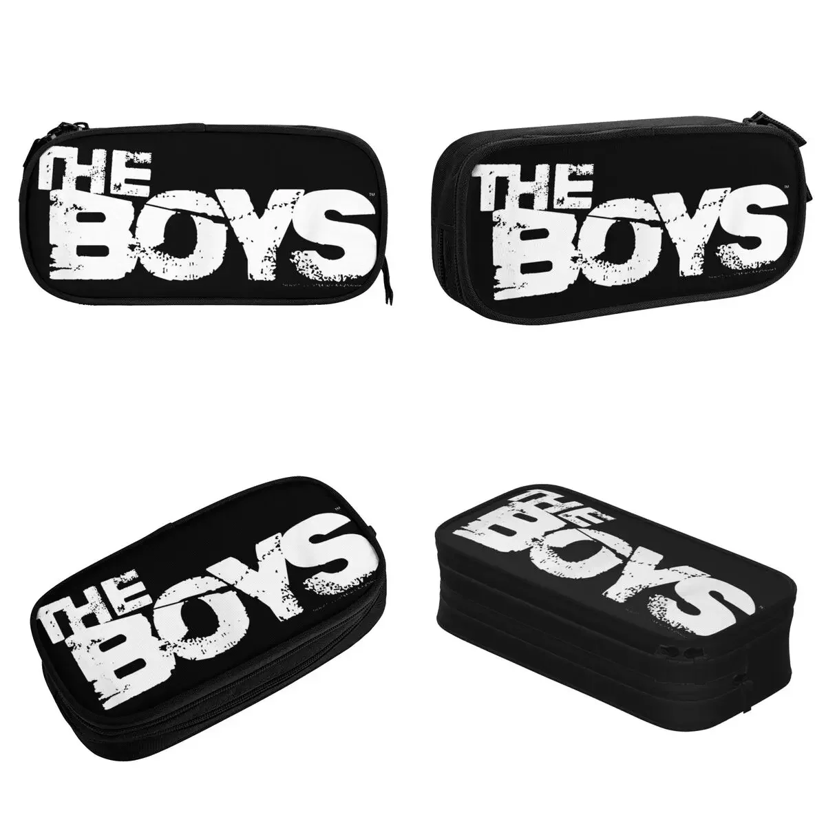 Lovely The Boys TV Show Logo Pencil Case Season 4 Pencil Box Pen for Girls Boys Large Storage Bag Office Gifts Accessories