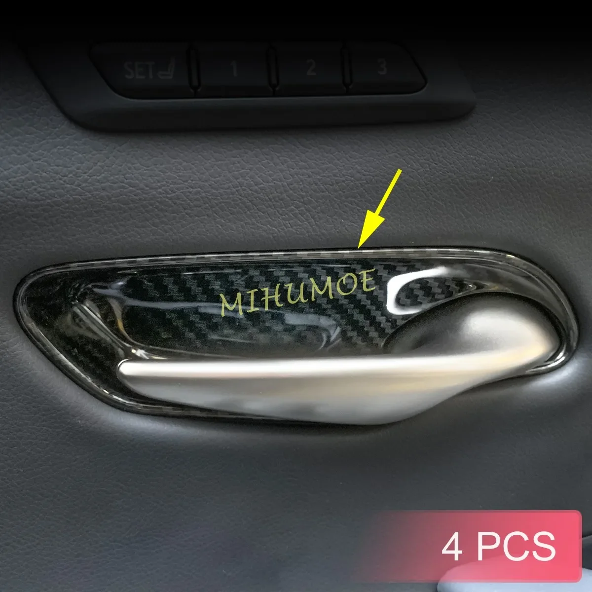 Voor Lexus Ux200 X 250H Ux300e Krasbestendige Binnendeurklink Omringt Versieringen Koolstofvezel