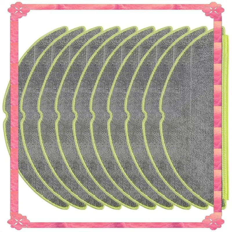 24-Hour Delivery Replacement Mop Pads(10PCS) For Irobot Roomba 205 Dust Compactor Vacuum Attachments Washable Reusable Microfibe