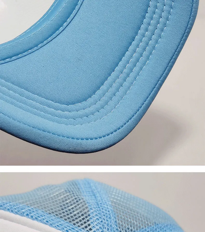 Hochwertige Freizeit-Mesh-Mütze Großhandel Herren-Baseballkappe Damen-Tennis-Mütze mit individuellem besticktem Logo Schwamm-Patchwork-Mesh-Kappe – Detail 16