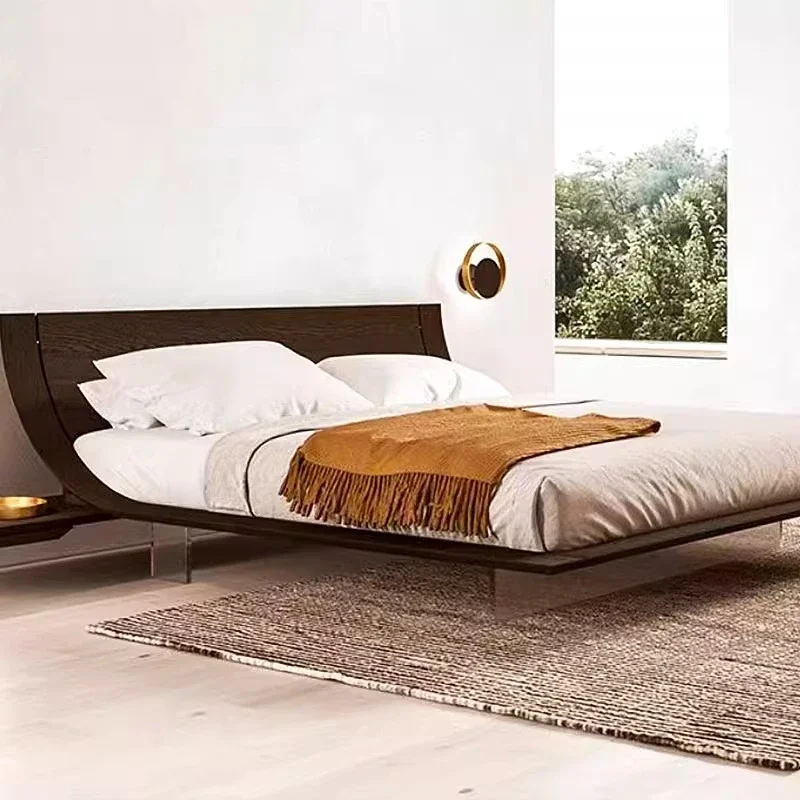 Metal Frames Platform Bed White European Luxury Princess Bed Complete Adjustable Girls Meuble De Chambre Home Furniture