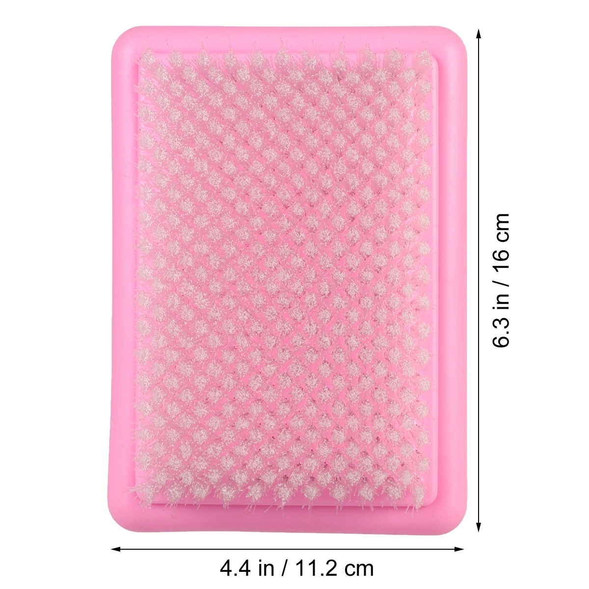 

1PC Wool Felt Base Hair Brush Multi-purpose Hair Brush Household Cleaning Brush Portable Washing for Home Use (Pink Size L)