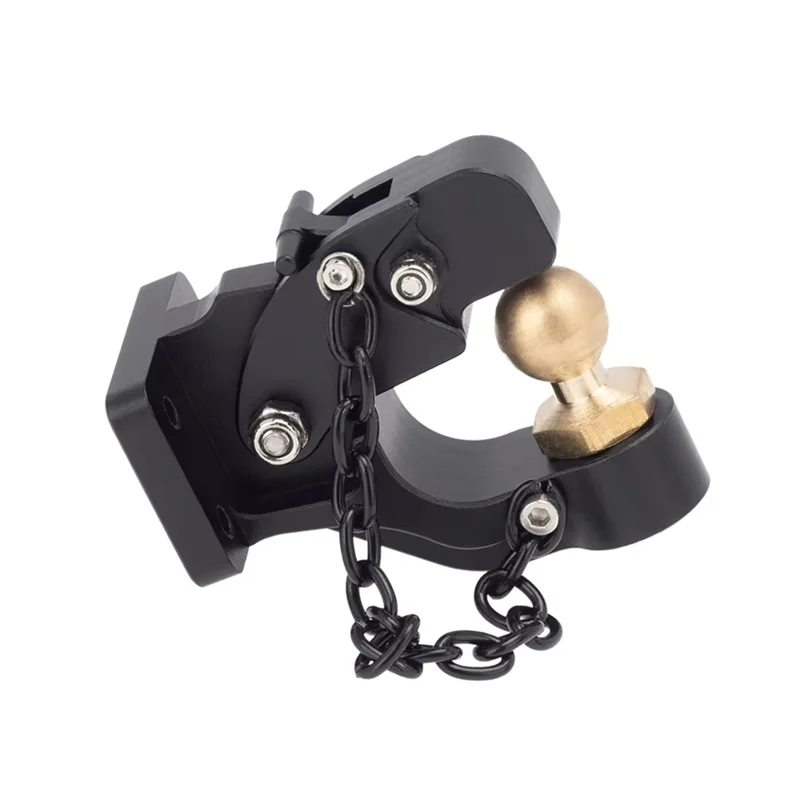 

A45F-Rear Bumper Tow Trailer Hook For Axial SCX6 Jeep JLU Wrangler 1/6 RC Crawler Car Upgrade Parts