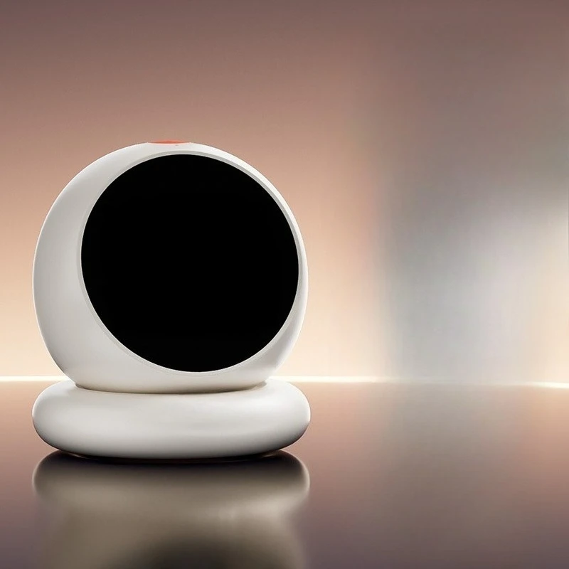 AI Smart Alarm Clock Touch Screen Keywords Spotting Interactive Student Special Multifunctional Wake Up Artifact