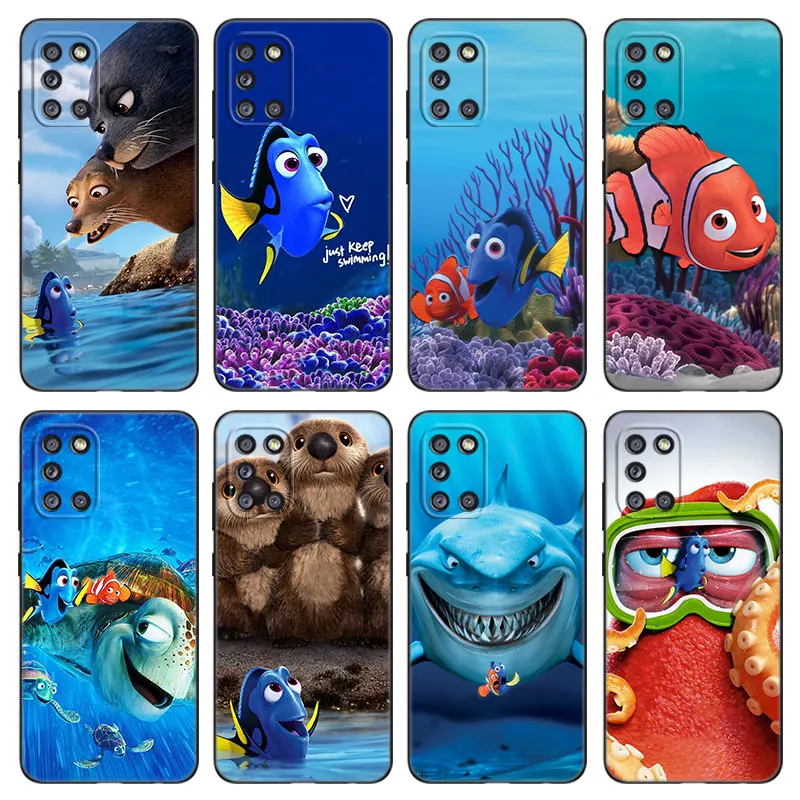 Finding Nemo Dory Phone Case For Samsung Galaxy A01 A03 Core A04 E A02 A05 A10 A20 A21 A30 A50 S A6 A8 Plus A7 2018 Black Cover