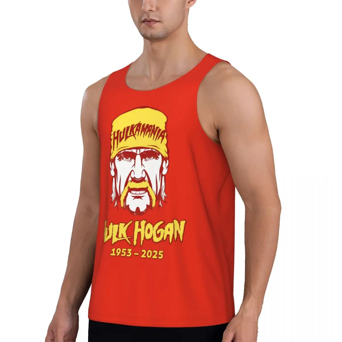 Hulkamania In Memory Hulk Hogan Hulkamania Forever Bodybuilding Quick Dry Tank Top Vest Male Sleeveless Shirt Gym Fitnes Wear