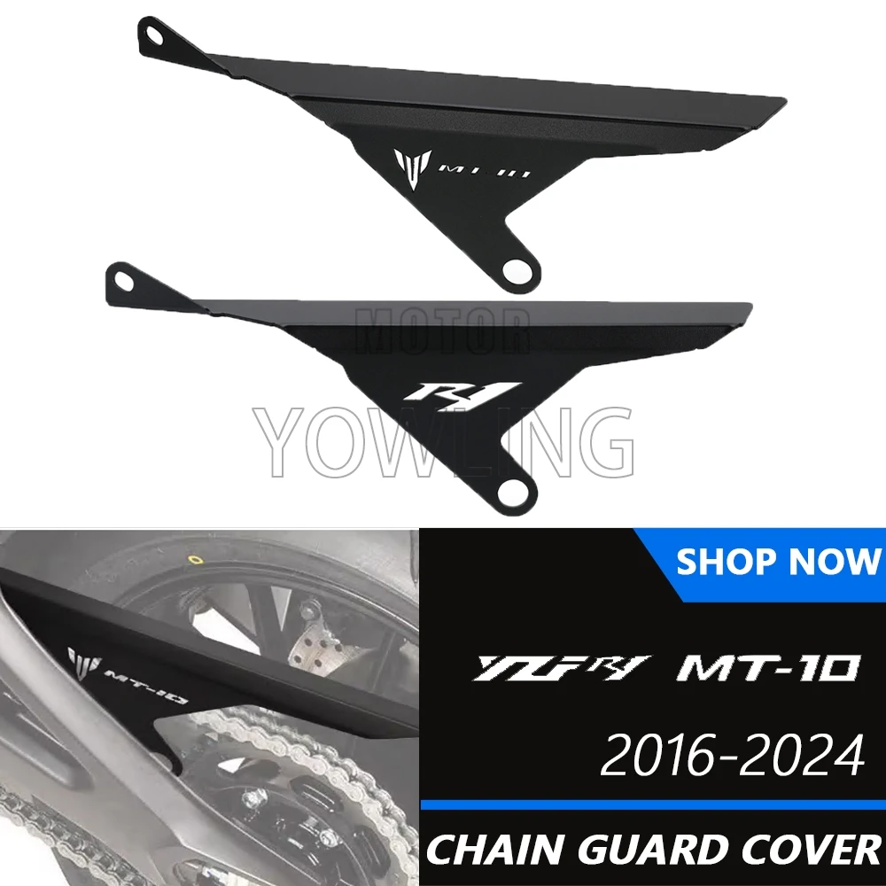 

For Yamaha YZFR1 YZF-R1 YZF R1 R1M 2015 - 2023 2024 MT 10 MT10 SP Motorcycle Belt Guard Cover Protector Decorative Chain Guard