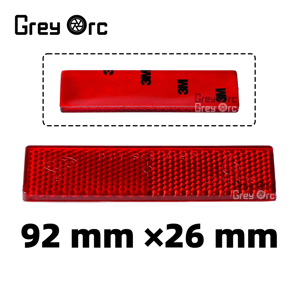 For BMW S1000RR S1000R K1600GT/GTL R900RT R1200 R nineT Accessories Motorcycle Rectangular Reflector Safety Sign Signal Strip