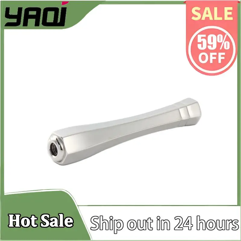 

YAQI Flare Polished 316Stainless Steel Men Safety Razor Handle,86mm Heavy 55g Polish Grip,Universal Fit for Men's Safety Shavers