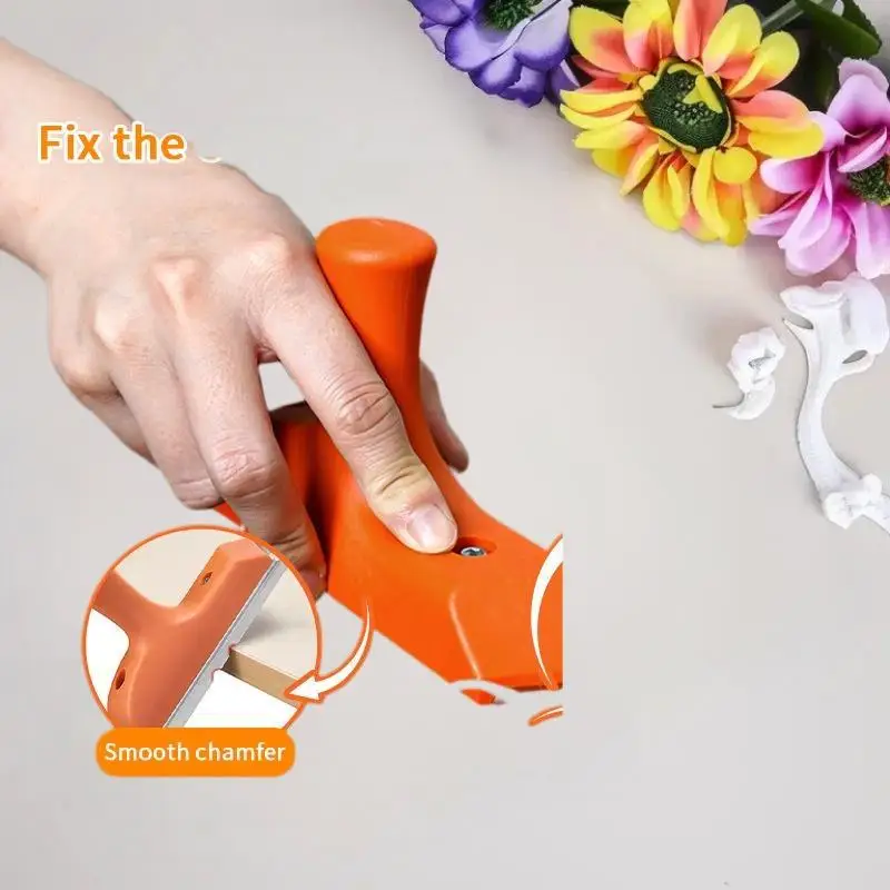 소형 목공 도구: 직각/아크 스크레이퍼, 목재 보드용 3-in-1 디버링 및 챔퍼링 도구