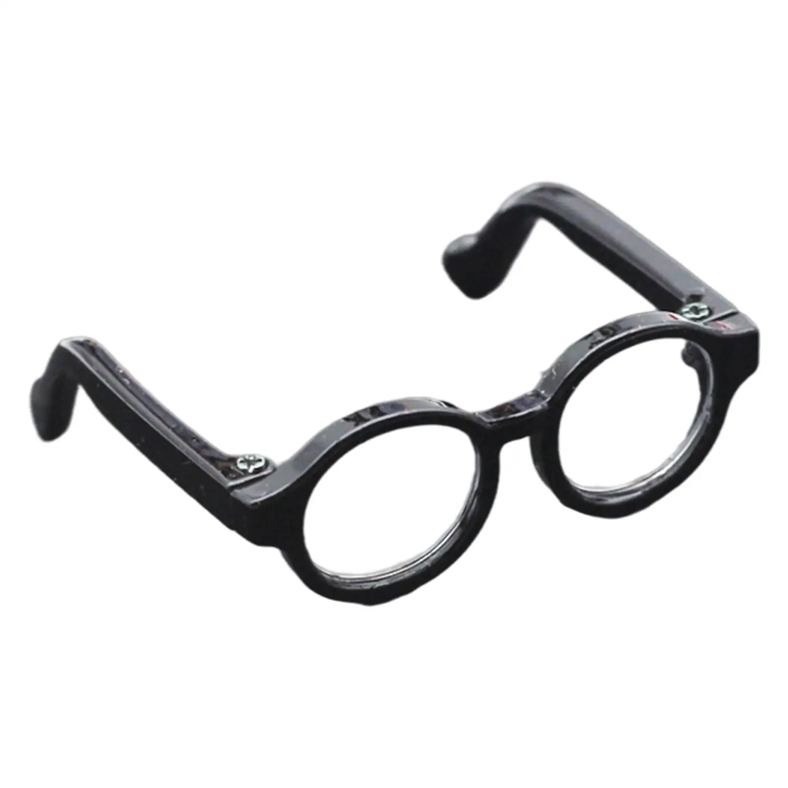 5X Śliczne okulary dla lalek Mini Dress Up Okulary przeciwsłoneczne Plastikowe lalki Dekoracje dla dzieci