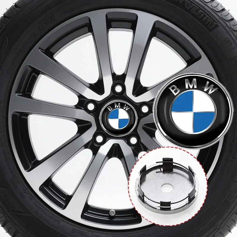 

4pcs 56mm Car Wheel Center Hub Cap Rim Cover Emblem Stickers For BMW E46 E39 E53 E36 F22 E87 E90 E91 E92 E65 X5 X3 1 3 5 7Series