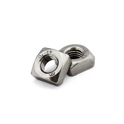 DIN557 304 Stainless Steel Square Nuts M3 M4 M5 M6 M8 M10 M12