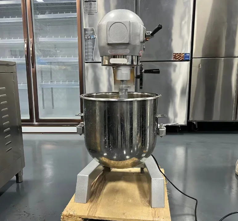 Commercial Bakery Equipment 3 Speed Adjustable 40kg Planetary Bread Dough Mixer for Wheat Flour Milk