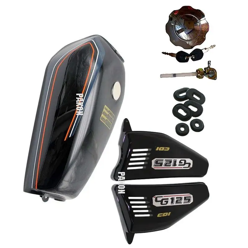 Motorcycle Fuel Tank for Honda Qjmotor Haojin Loncin Lifan Haojue for CG125 DY125 LX125-150 HJ125 Petro Box With Switch/Cap/Tap