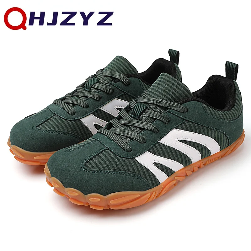 New Wide Shoes Mens Womens Breathable Barefoot Shoes Men's Wide-Headed Minimalist Zero-drop Shoes Non-slip Casual Sports Shoes.