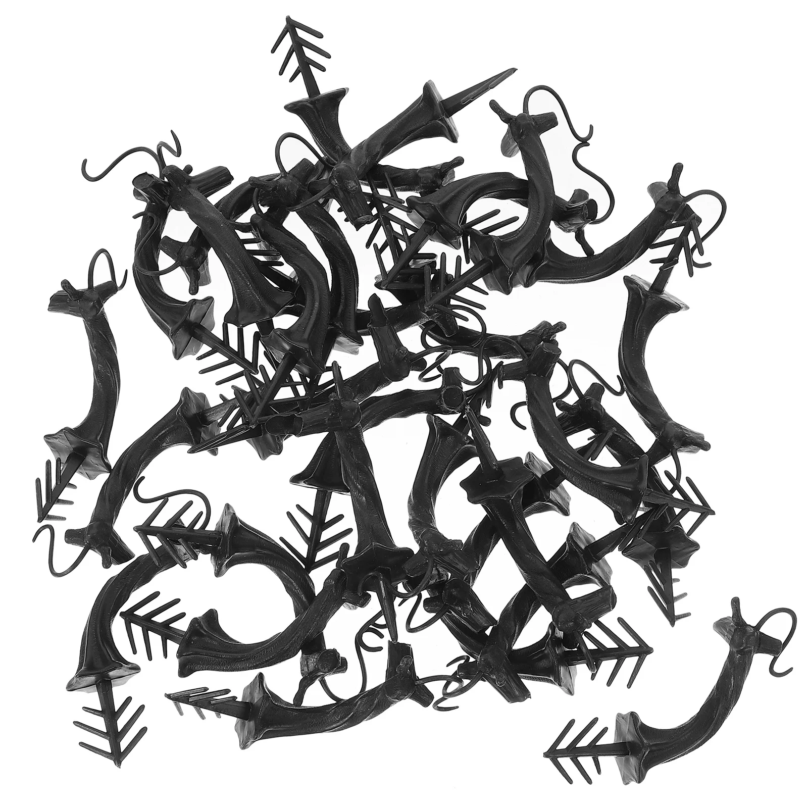 

30pcs Pumpkin Accessories Durable Plastic Diy Decor For Halloween Pumpkin Making Accessory Thanksgiving Festival Craft