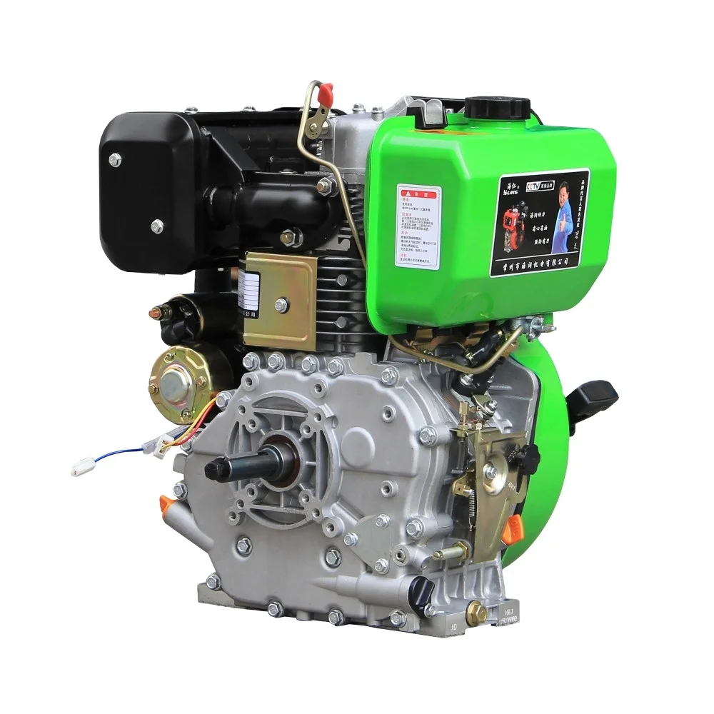Air-cooled 12HP Green Italy Type Diesel Engine