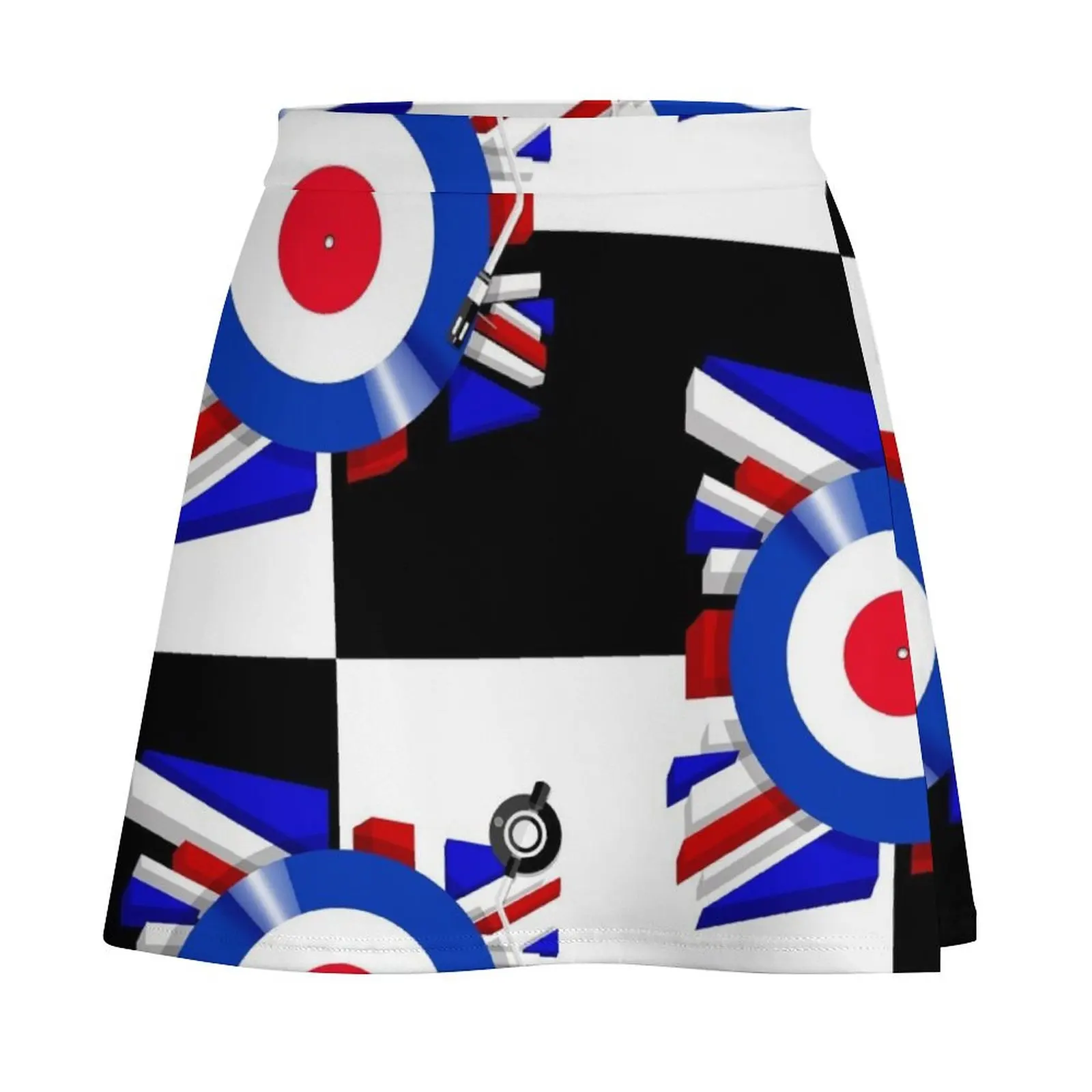 Vinyl Mod Mini Skirt skirt for women clothes for women Summer women's clothing Mini Skirt