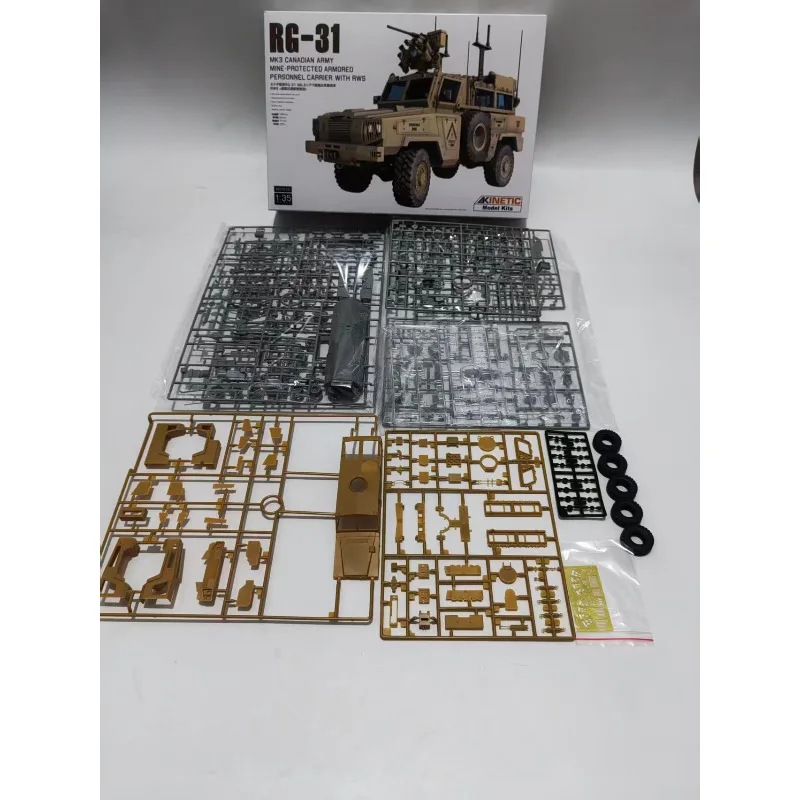 

Kinetic K-61010 1/35 Scale Canada RG-31 MK3 Armored Personnel Carrier w/RWS 2020 Plastic Model Kit