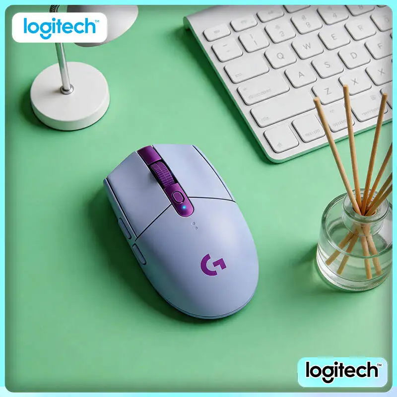 Logitech G305 Wireless Gaming Mouse, 12000 DPI HERO, 6 Custom Buttons, 250h Battery, 99g, LIGHTSPEED Tech, PC Mac Gamers