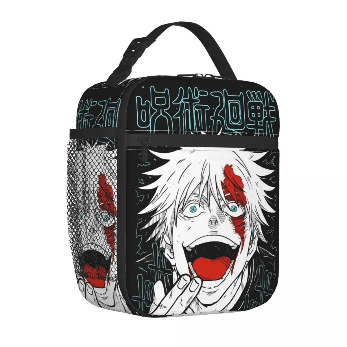 Insulated Lunch Tote Bag Anime Jujutsu Kaisen Accessories Lunch Container INS Trendy Cooler Thermal Bento Box For Work