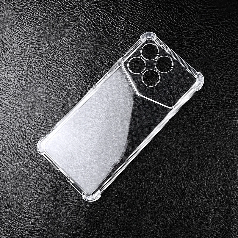 For Xiaomi Redmi K70 Pro K70Pro Champion Lamborghini Edition Slim Soft TPU Silicone Transparent Case Shockproof Back Cover