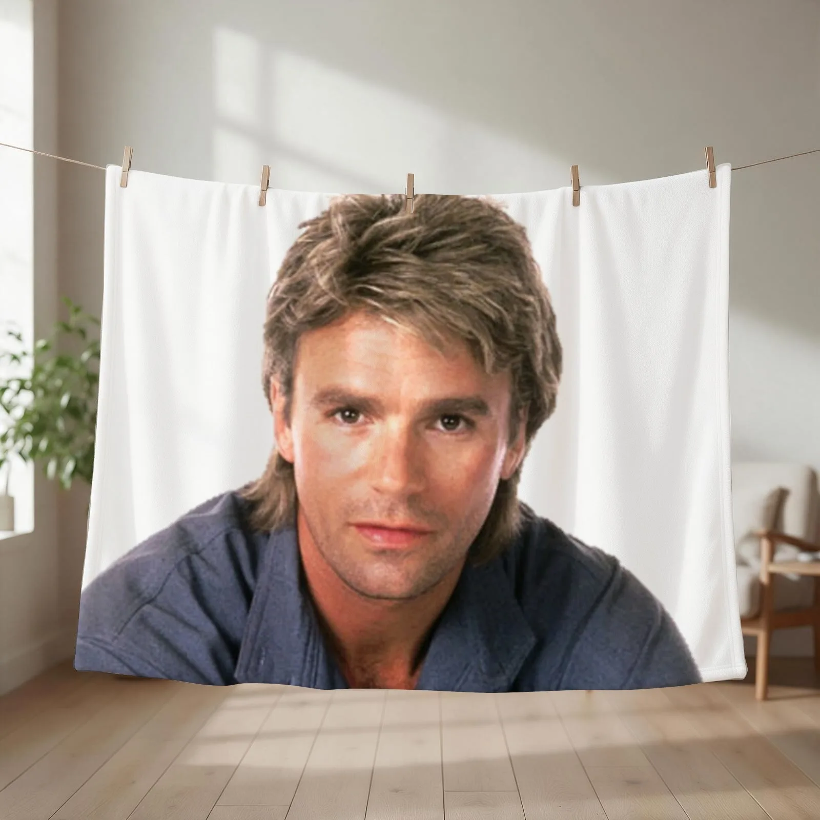 MacGyver, I have an idea, 80s Heroes MacGyver Throw Blanket Blankets For Baby Sofa Throw Plush Personalized Gift Blankets