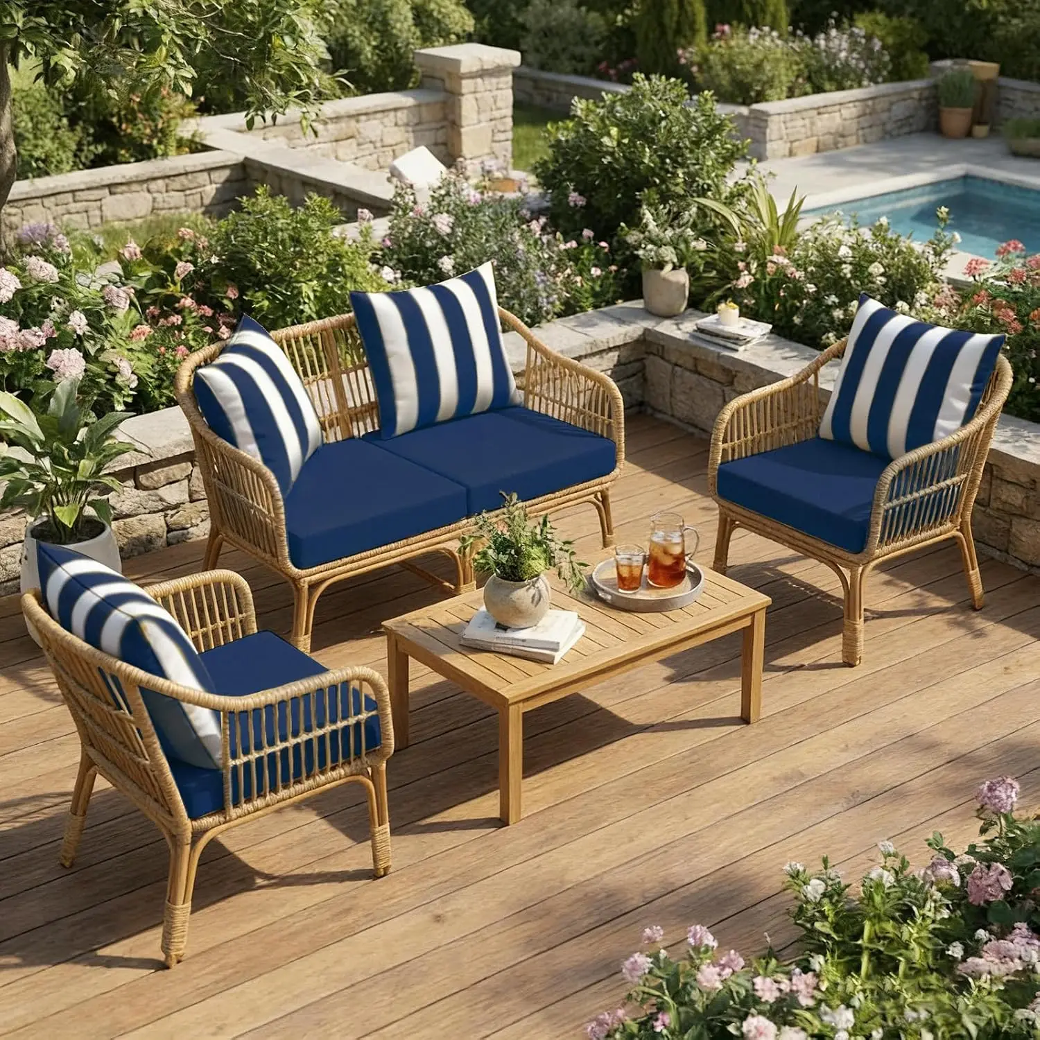 Outdoor Chair Cushions for Patio Furniture：24