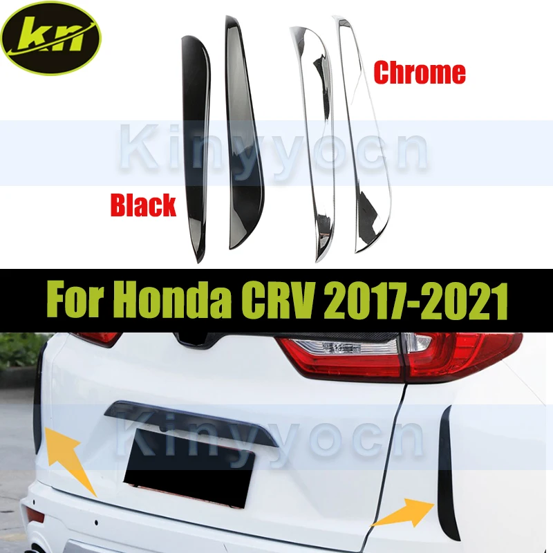 

Car Rear Tailgate Trunk Both Side Strip For Honda CRV CR-V 2017-2022 Rear Bumper Strip Trim