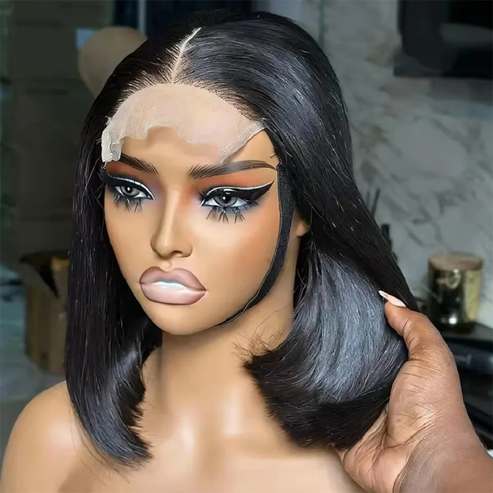 220-bone-straight-drawstring-glueless-human-hair-wig-brown-5x5-hd-transparent-lace-closure-wig-colored-wear-and-go-glueless-wig