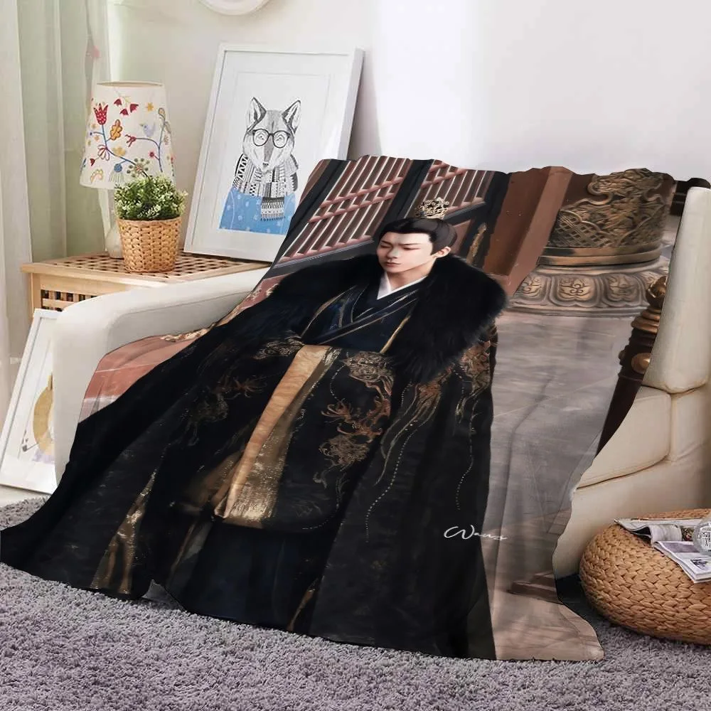 Couverture climatisée pour la sieste en dortoir, modèle Liu Yuning Modern Brothers Celebrity, fine pour l'été